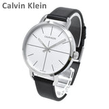 Calvin Klein Evan White Dial Black Leather Strap Watch for Women - K7B231CY Authentic Buy Shop Now
