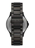 Armani Exchange Cayde Chronograph Black Dial Black Steel Strap Watch for Men - AX2748 Authentic Buy Shop Now