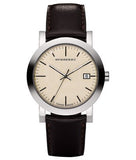Burberry Heritage Beige Dial Brown Leather Strap Watch for Men - BU1777 Authentic Buy Shop Now