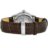 Bulova Classic Skeleton Automatic Brown Dial Brown Leather Strap Watch for Men - 96A120 Authentic Buy Shop Now