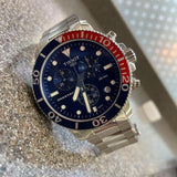 Tissot Seastar 1000 Chronograph Blue Dial Silver Steel Strap Watch For Men - T120.417.11.041.03 Authentic Buy Shop Now
