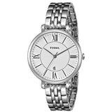 Fossil Jacqueline White Dial Silver Steel Strap Watch for Women - ES3433 Authentic Buy Shop Now