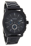 Fossil Machine Chronograph Black Dial Black Steel Strap Watch for Men - FS4552 Authentic Buy Shop Now