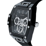 Guess Phoenix Multifunction Black Dial Black Rubber Strap Watch for Men - GW0203G3 Authentic Buy Shop Now