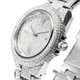Michael Kors Camille Crystal Pave Dial Silver Steel Strap Watch for Women - MK5869 Authentic Buy Shop Now