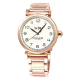 Coach Madison White Dial Rose Gold Steel Strap Watch for Women - 14502395 Authentic Buy Shop Now