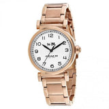 Coach Madison White Dial Rose Gold Steel Strap Watch for Women - 14502395 Authentic Buy Shop Now