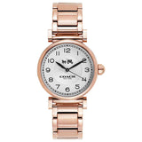 Coach Madison White Dial Rose Gold Steel Strap Watch for Women - 14502395 Authentic Buy Shop Now