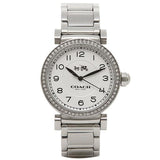 Coach Madison White Dial Silver Steel Strap Watch for Women - 14502396 Authentic Buy Shop Now