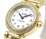 Coach Madison White Dial Gold Steel Strap Watch for Women - 14502403 Authentic Buy Shop Now