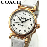 Coach Madison White Dial White Leather Strap Watch for Women - 14502408 Authentic Buy Shop Now