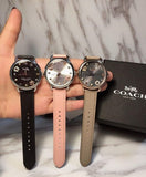Coach Delancey Grey Dial Brown Leather Strap Watch for Women - 14502797 Authentic Buy Shop Now