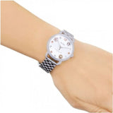 Coach Delancey White Dial Silver Steel Strap Watch for Women - 14502810 Authentic Buy Shop Now