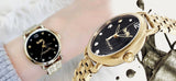 Coach Delancey Black Dial Gold Steel Strap Watch for Women - 14502813 Authentic Buy Shop Now