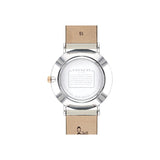 Coach Perry Silver DIal White Leather Strap Watch for Women - 14503116 Authentic Buy Shop Now