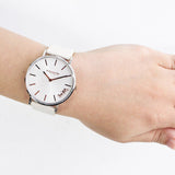 Coach Perry White Dial White Leather Strap Watch for Women - 14503117 Authentic Buy Shop Now