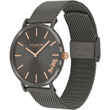 Coach Perry Grey Dial Grey Mesh Bracelet Watch for Women - 14503127 Authentic Buy Shop Now