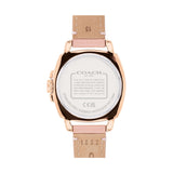 Coach Boyfriend Mother of Pearl White Dial Pink Leather Strap Watch for Women - 14503151 Authentic Buy Shop Now