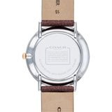 Coach Perry White Dial Brown Leather Strap Watch for Women - 14503154 Authentic Buy Shop Now