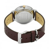 Coach Perry White Dial Brown Leather Strap Watch for Women - 14503154 Authentic Buy Shop Now