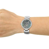 Coach Park Mother of Pearl Blue Dial Silver Steel Strap Watch for Women - 14503224 Authentic Buy Shop Now