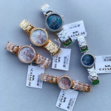 Coach Park Crystal Dial Rose Gold Steel Strap Watch for Women - 14503226 Authentic Buy Shop Now