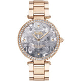 Coach Park Crystal Dial Rose Gold Steel Strap Watch for Women - 14503226 Authentic Buy Shop Now