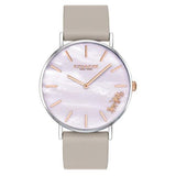 Coach Perry Mother of Pearl Dial Light Grey Leather Strap Watch for Women - 14503245 Authentic Buy Shop Now