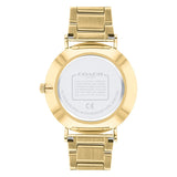 Coach Perry White Dial Gold Steel Strap Watch for Women - 14503345 Authentic Buy Shop Now