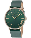 Coach Green Dial Green Leather Strap Watch for Women - 14503383 Authentic Buy Shop Now