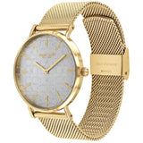 Coach Perry Silver Dial Gold Mesh Bracelet Watch for Women - 14503385 Authentic Buy Shop Now