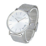 Coach Perry Silver Dial Silver Mesh Bracelet Watch for Women - 14503341 Authentic Buy Shop Now