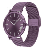 Coach Perry Purple Dial Purple Mesh Bracelet Watch for Women - 14503484 Authentic Buy Shop Now