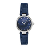Coach Park Navy Blue Dial Navy Blue Leather Strap Watch for Women - 14503535 Authentic Buy Shop Now
