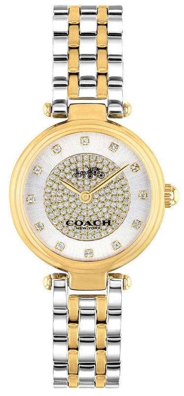 Coach Park Silver Dial Two Tone Steel Strap Watch for Women - 14503643 Authentic Buy Shop Now