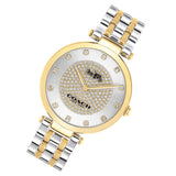 Coach Park Silver Dial Two Tone Steel Strap Watch for Women - 14503645 Authentic Buy Shop Now