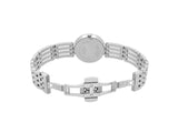 Movado Esperanza 63 Diamonds Black Dial Silver Steel Strap Watch For Women - 0607052 Authentic Buy Shop Now