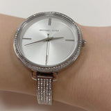 Michael Kors Jaryn Quartz Silver Dial Silver Steel Strap Watch For Women - MK3783 Authentic Buy Shop Now