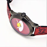 Gucci G Timeless Ghost Red Dial Red Leather Strap Watch For Men - YA1264023 Authentic Buy Shop Now