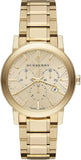 Burberry The City Gold Dial Gold Steel Strap Watch for Women - BU9753 Authentic Buy Shop Now