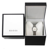 Gucci G Timeless Silver Dial Silver Steel Strap Watch For Women - YA126523 Authentic Buy Shop Now