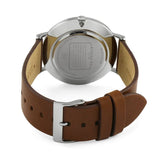 Coach Charles Blue Dial Brown Leather Strap Watch for Men - 14602151 Authentic Buy Shop Now
