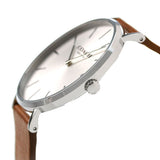 Coach Charles Silver Dial Brown Leather Strap Watch for Men - 14602152 Authentic Buy Shop Now