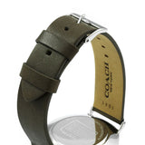 Coach Charles Grey Dial Brown Leather Strap Watch for Men - 14602153 Authentic Buy Shop Now