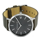 Coach Charles Grey Dial Brown Leather Strap Watch for Men - 14602153 Authentic Buy Shop Now