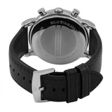 Emporio Armani Classic Quartz Chronograph White Dial Black Leather Strap Watch For Men - AR1807 Authentic Buy Shop Now