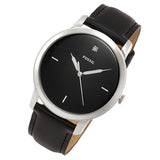 Fossil The Minimalist Carbon Series Black Dial Black Leather Strap Watch for Men - FS5497 Authentic Buy Shop Now