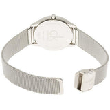 Calvin Klein Minimalist Black Dial Silver Mesh Bracelet Watch for Men - K3M2112X Authentic Buy Shop Now