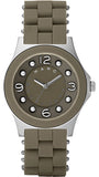 Marc Jacobs Pelly Grey Dial Grey Silicone Strap Watch for Women - MBM2539 Authentic Buy Shop Now