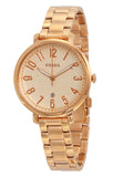 Fossil Jacqueline Rose Gold Dial Rose Gold Steel Strap Watch for Women - ES3970 Authentic Buy Shop Now